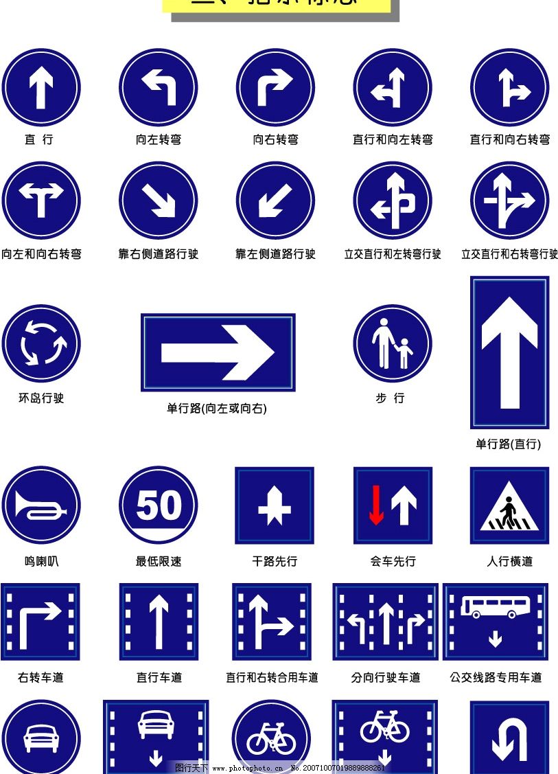 文章内容 交通指路标志 交通指示标志和指路标志有什么区别?