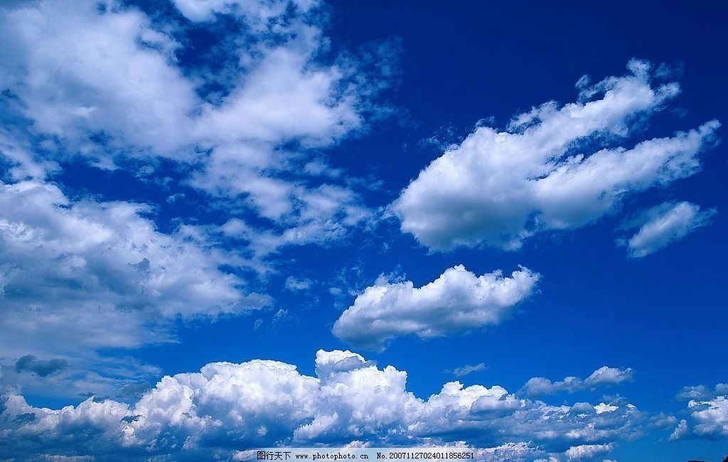 蓝天白云 自然景观 自然风光 风景 设计图库 350 jpg