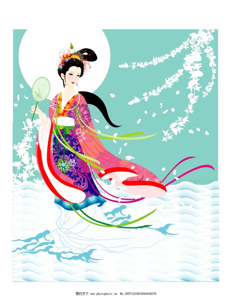 中秋素材之仙女