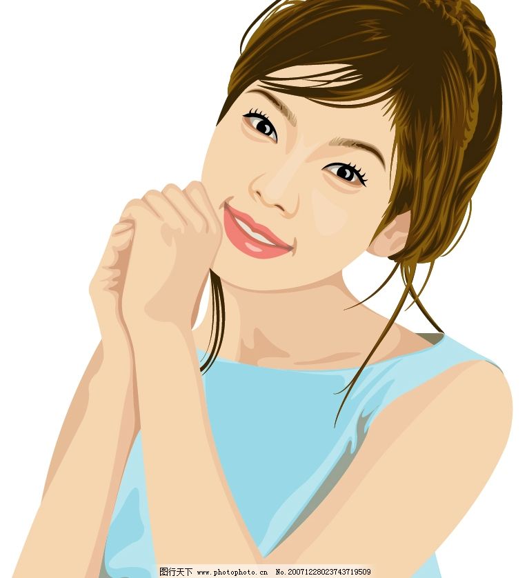 女性时尚 矢量人物 妇女女性 矢量图库   ai